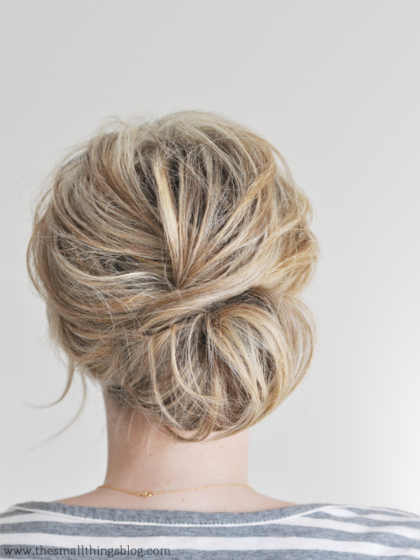 The Low Chignon hair tutorial