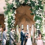 Villa Cimbrone Wedding Filled with Greenery and a Large Flower Arch ⋆ Ruffled