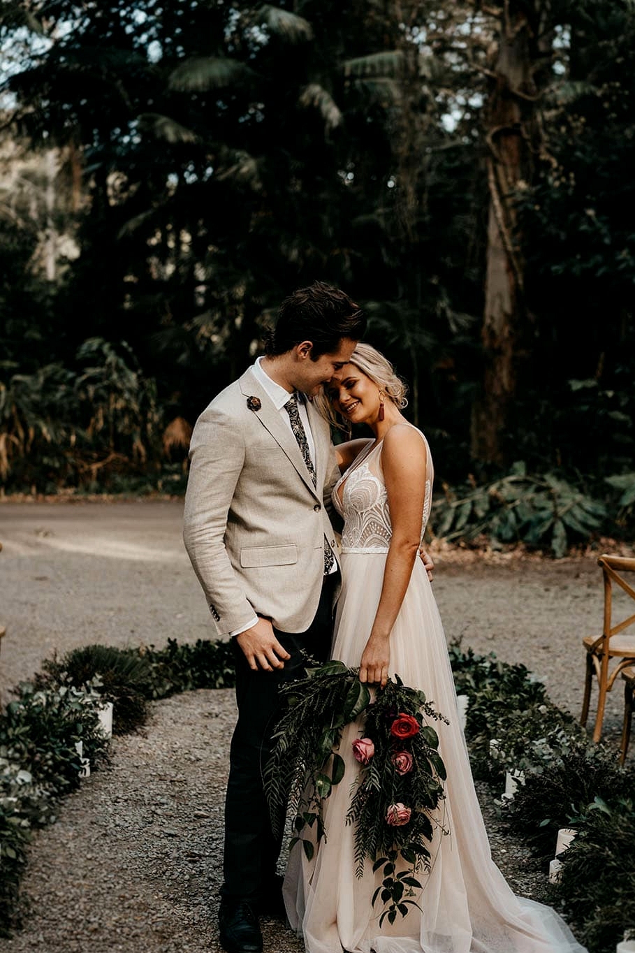 Natural Romantic Wedding Inspiration at a Rainforest Retreat | White Parrot Photography & Film