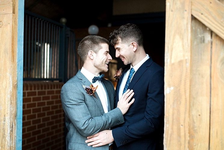 Modern Rustic Wedding Inspiration in Moody Blue & Copper | Jasmine Skye Photography