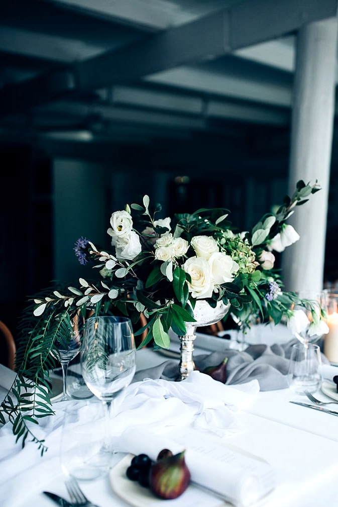Modern Restaurant Wedding Inspiration in Mint and Lavender | Figtree Wedding Photography