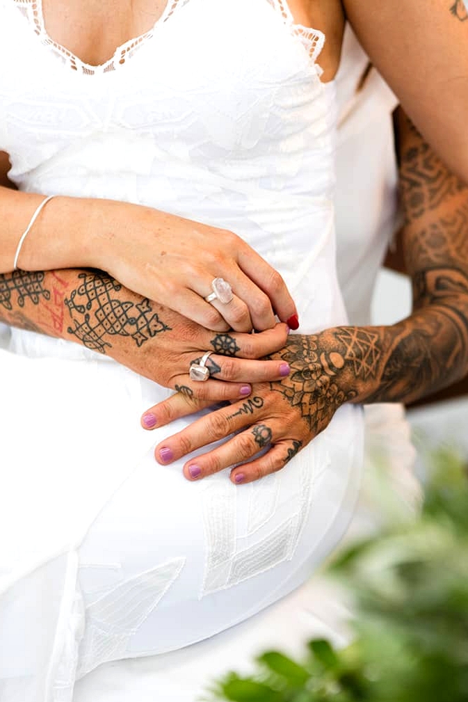 Matte Black and Greenery Wedding Inspiration in an Aircraft Hangar | Lyndal Carmichael Photography