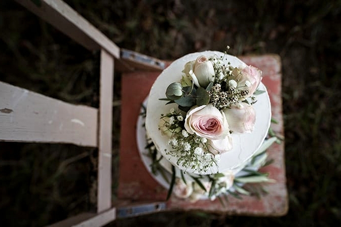 Rustic Boho Wedding Inspiration in Blush and Olive | Katrina Cram Photography