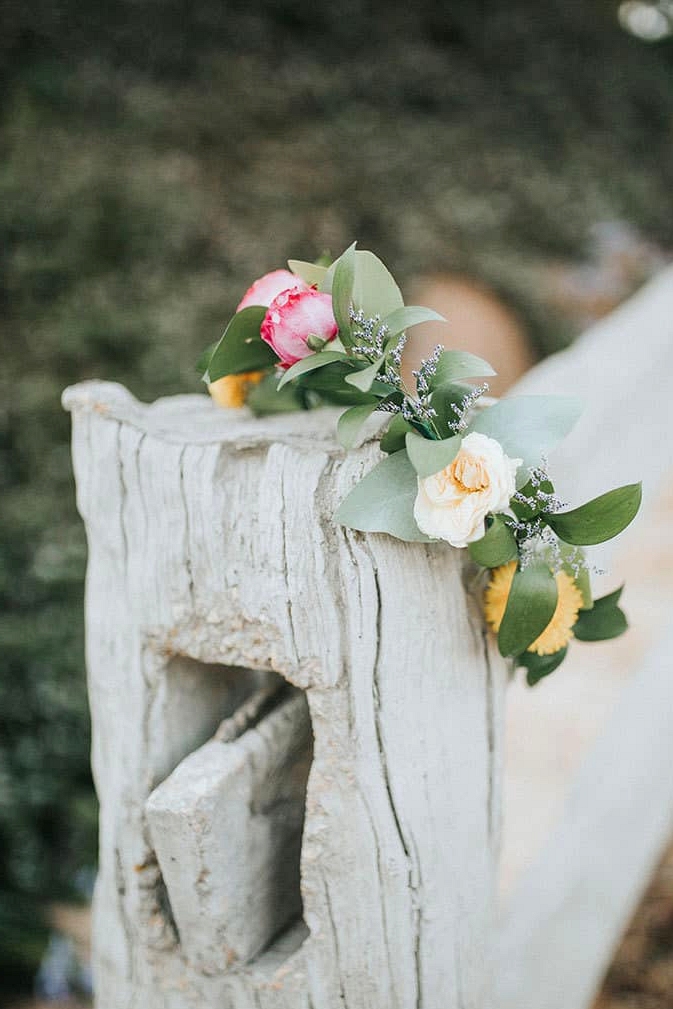 Rustic Floral Wedding Inspiration with Copper Highlights | Chloe Tanner Photography