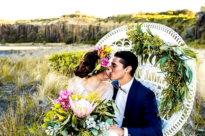Wild and Bright Boho Wedding Inspiration | Ainslee Burke Photography