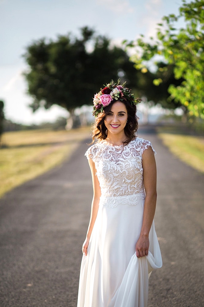 Romantic Berries and Cream Wedding Inspiration | This is Life Photography