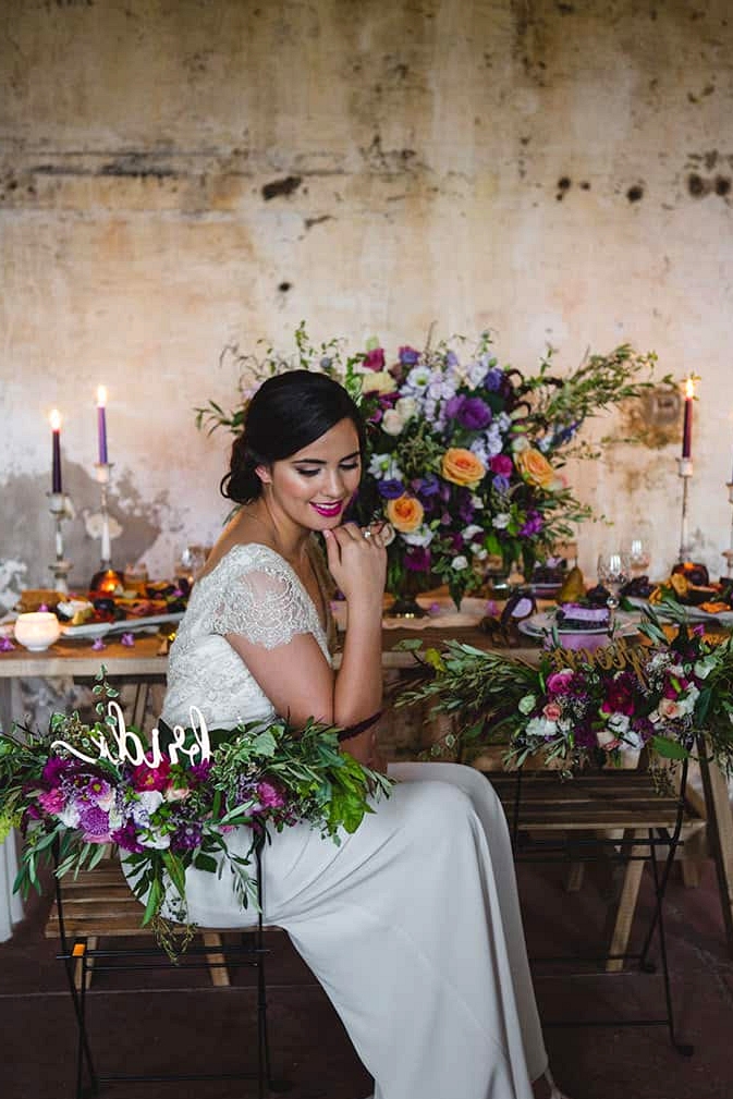 Tuscan-Plum-Wedding-Inspiration-Reception-Bride-2