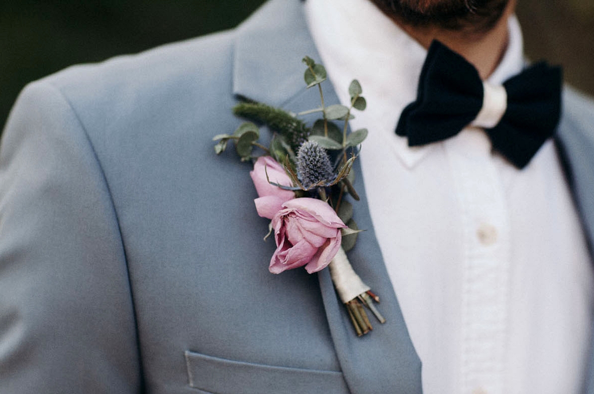 blue suit groom