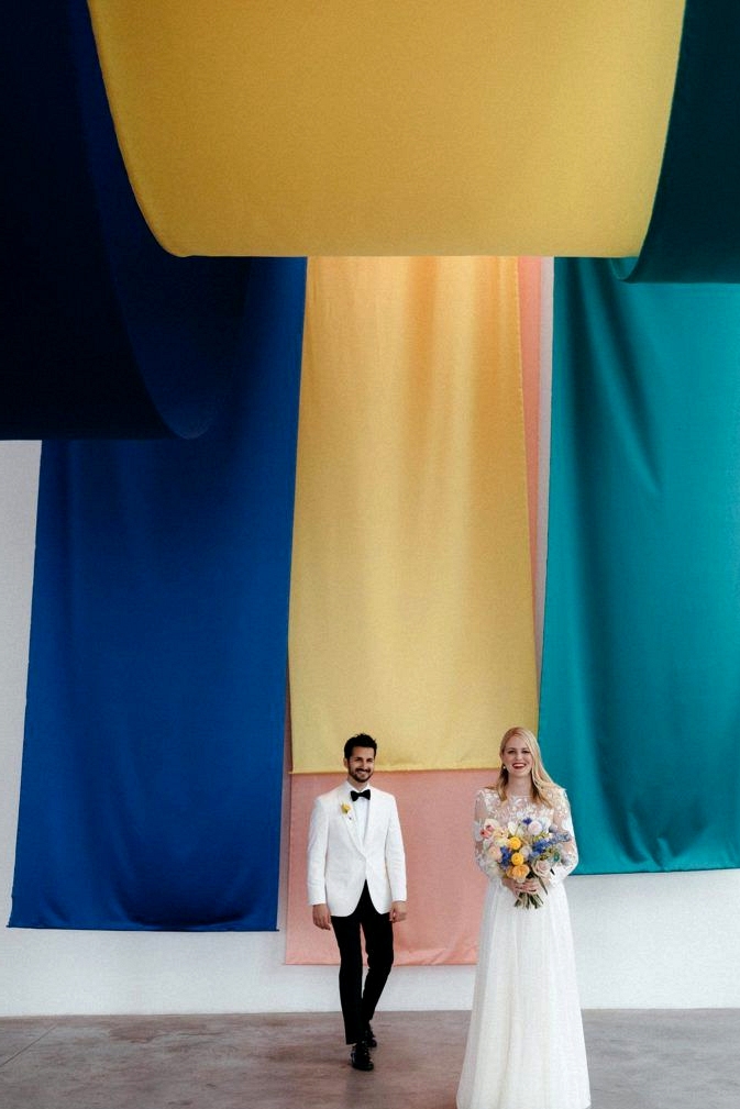 Colour-Blocking Wedding Ideas | 