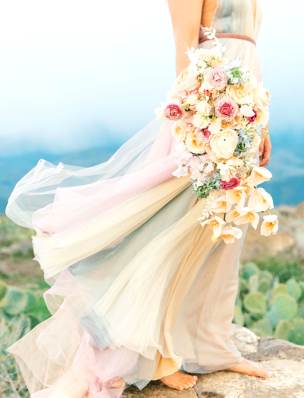 Rainbow Wedding Dress Inspiration