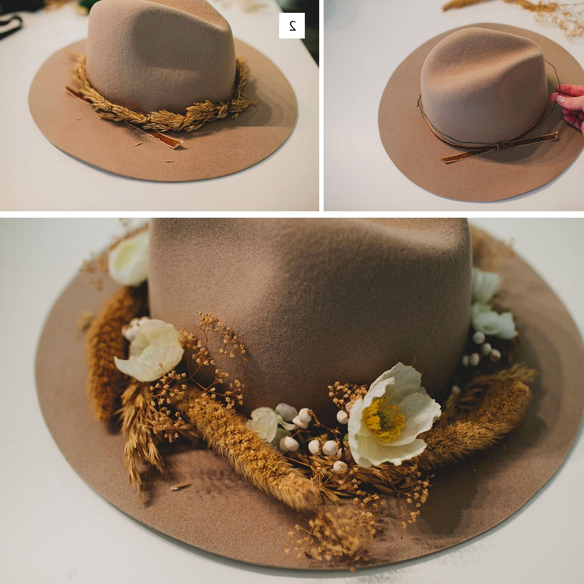 DIY Flower Hat (with afloral)