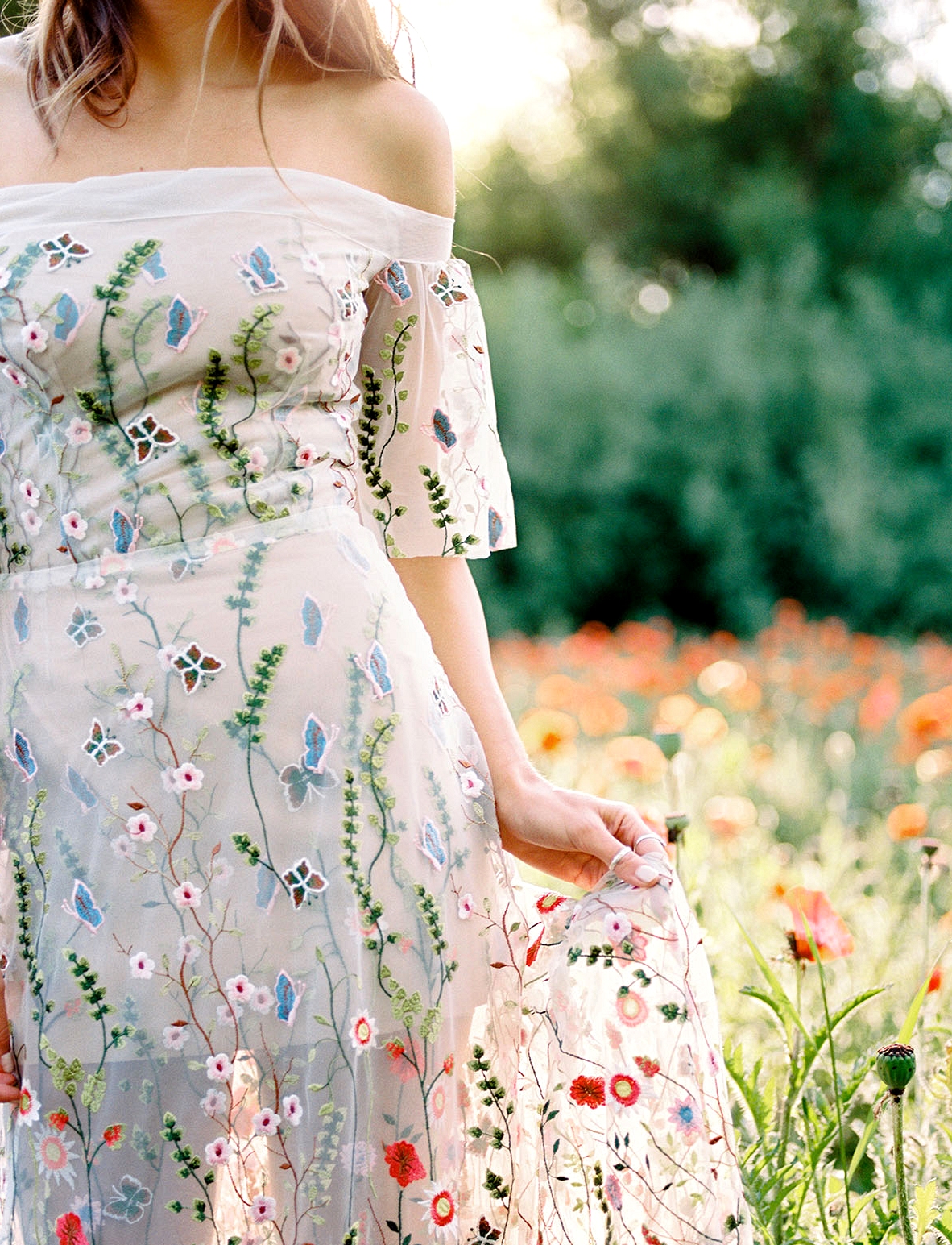 Wildflower Gown Wedding Inspiration