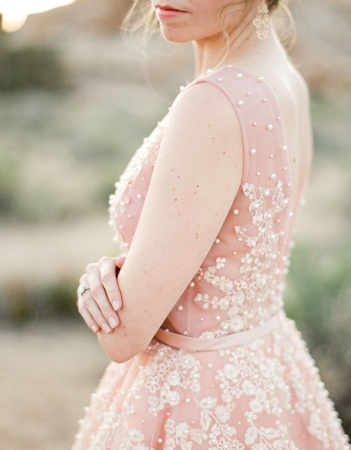 Pink Dress in the Desert