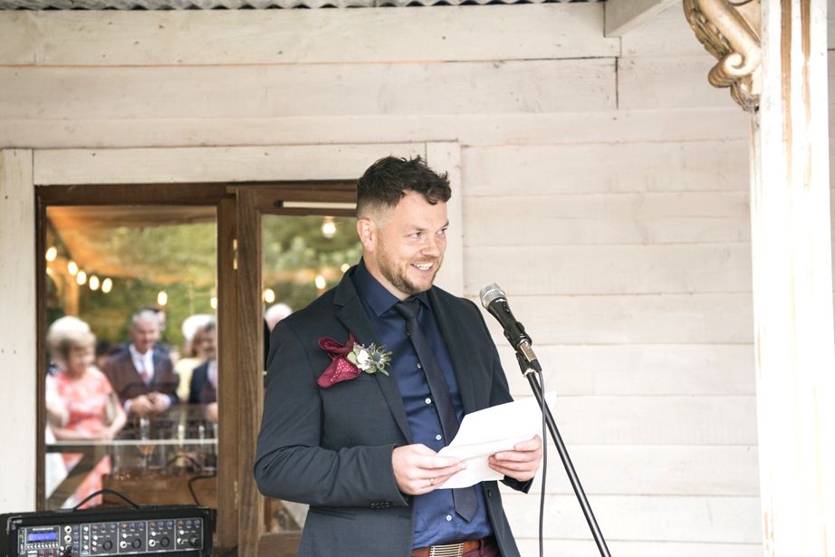 Eoin & Darran Real Wedding speeches speech best man friend guests mic