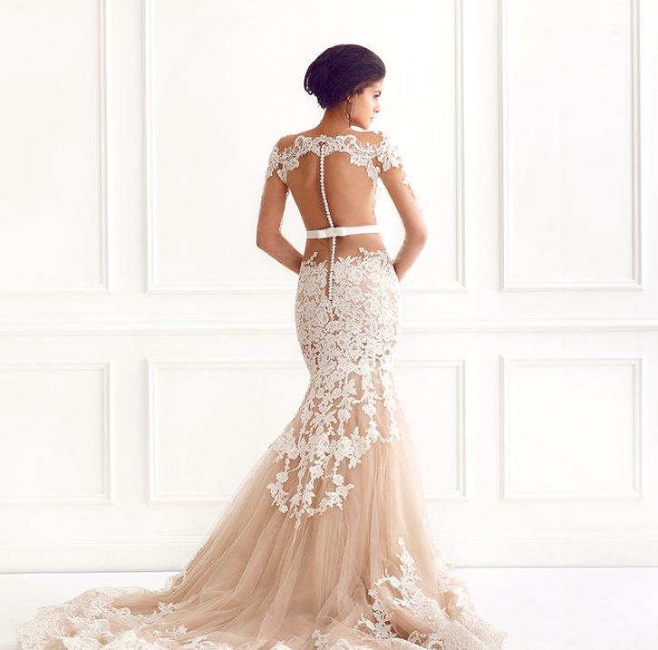 What A Bombshell! Sheer and Illusion Wedding Dresses | 