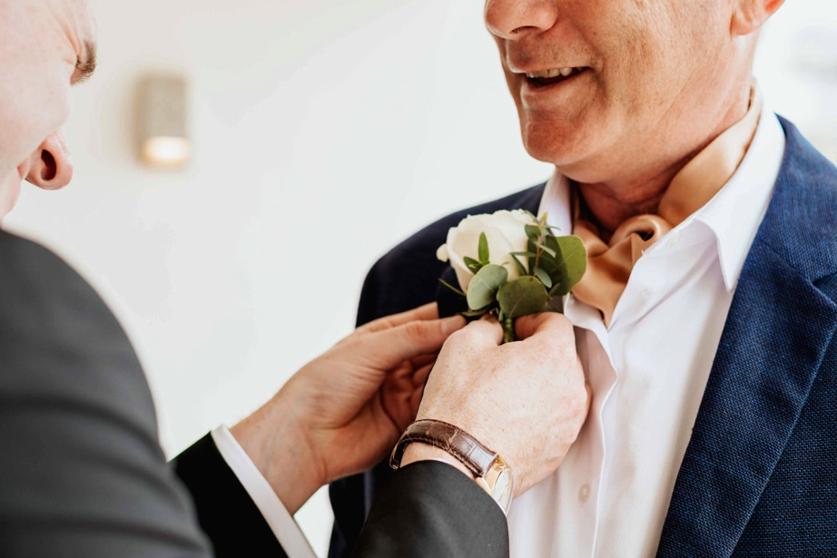 groom buttonhole