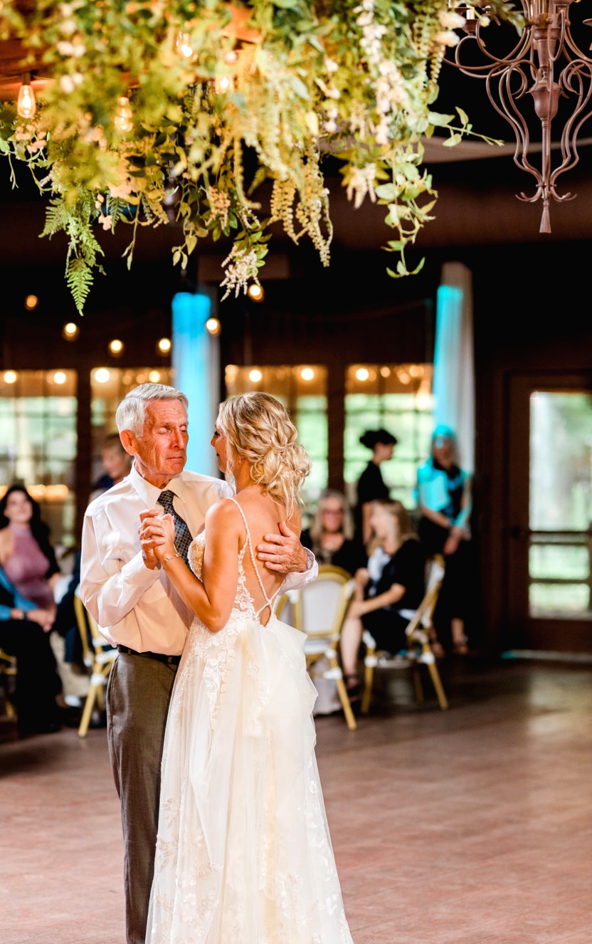 bride dancing with grandfather