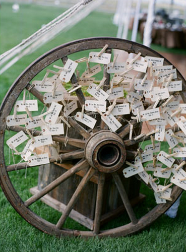 Country Table Setting Wedding