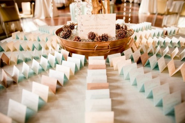 Escort Card Table Design