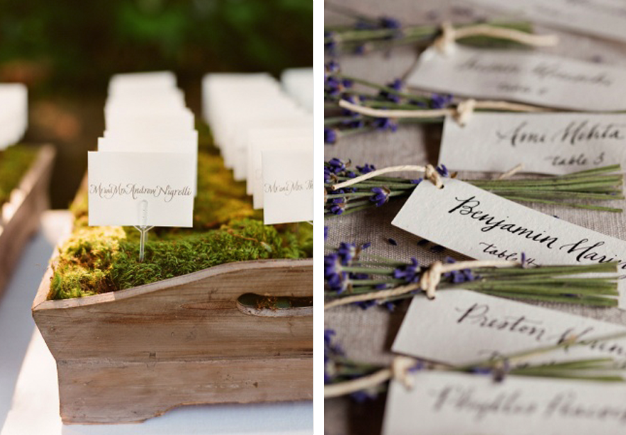 Flower Escort Card Display