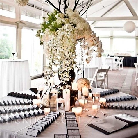 Modern Escort Card Table