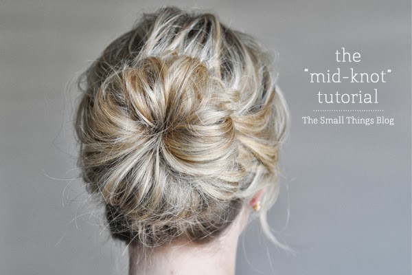 The Mid Knot hair tutorial