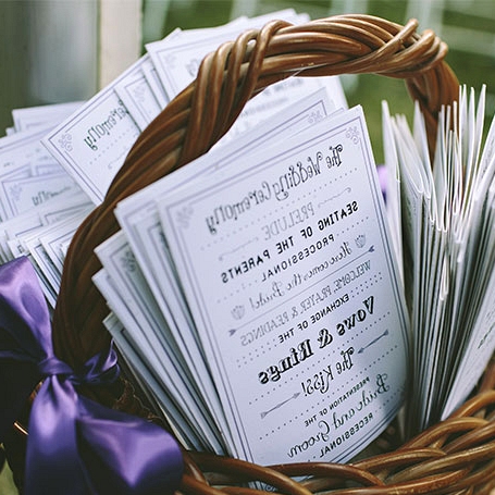 Wedding Program