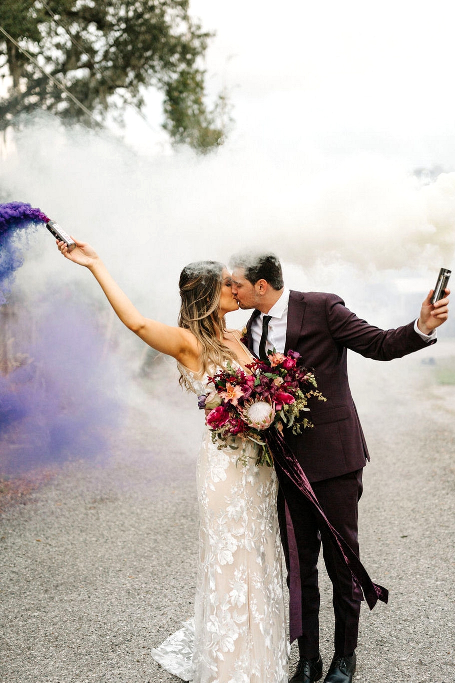 Burgundy Fall Wedding in Orlando Florida ⋆ Ruffled