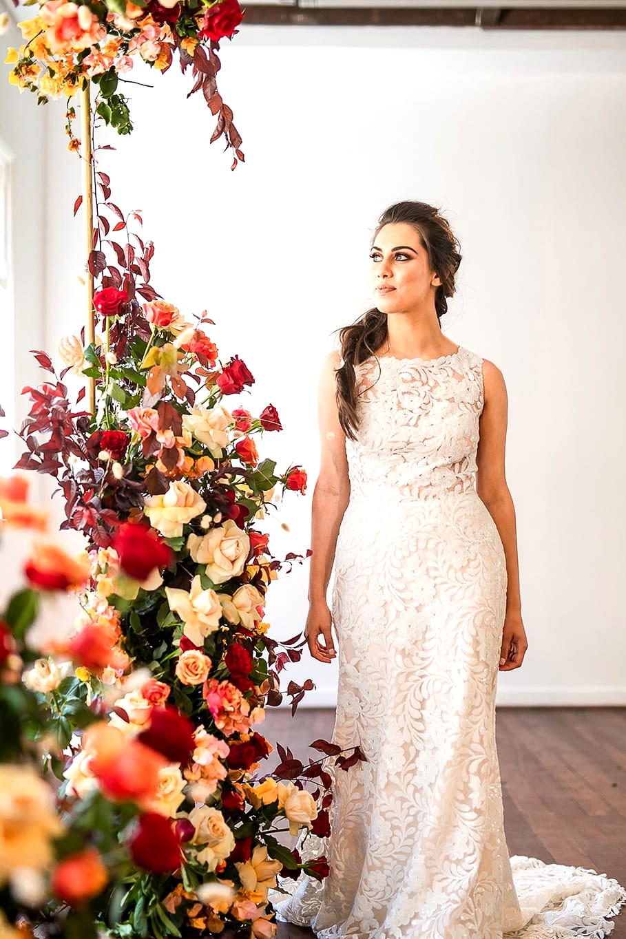 Modern Luxe Wedding Inspiration in Autumn Colours | Photography: Jason Soon Photography