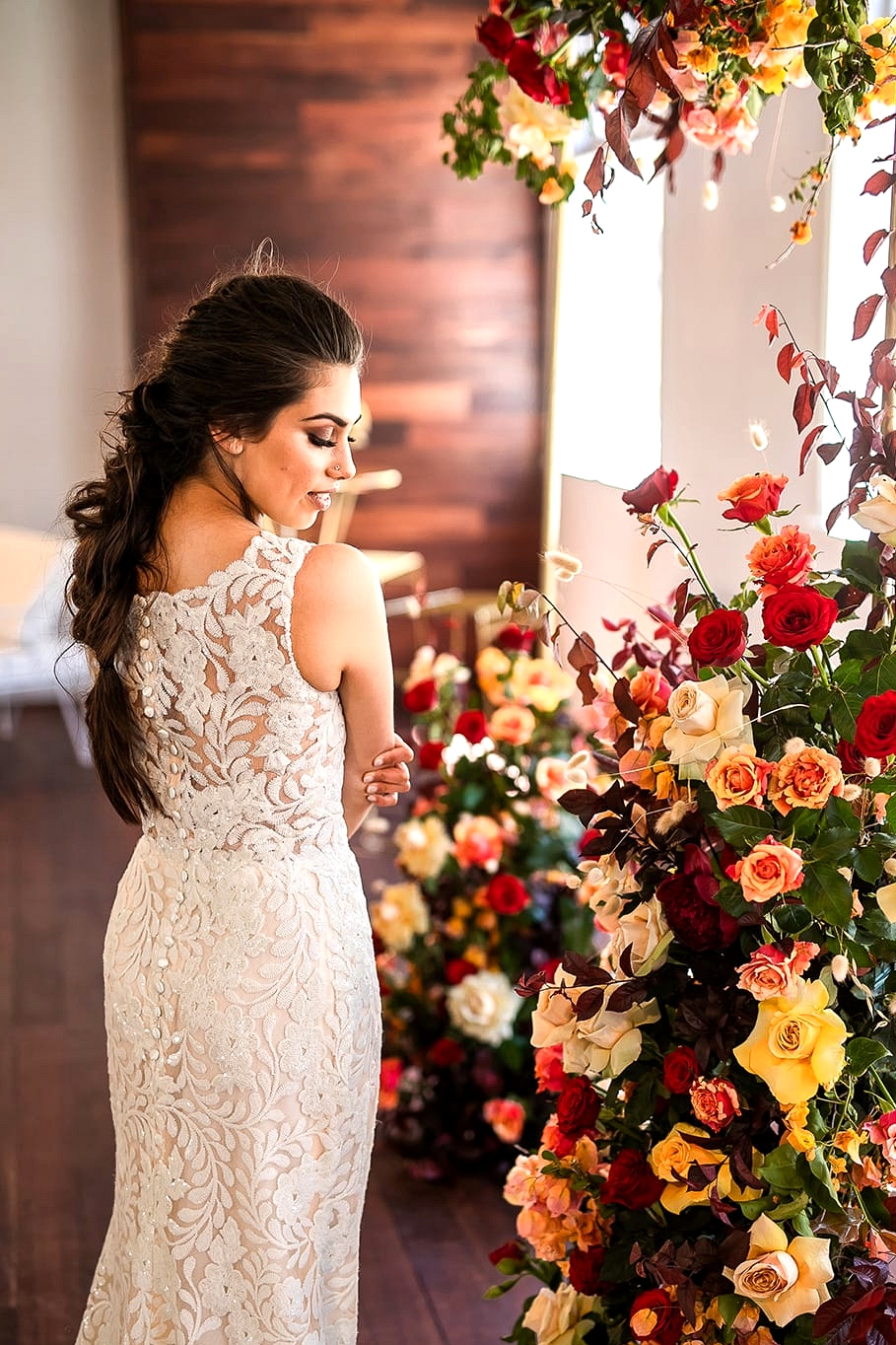 Modern Luxe Wedding Inspiration in Autumn Colours | Photography: Jason Soon Photography