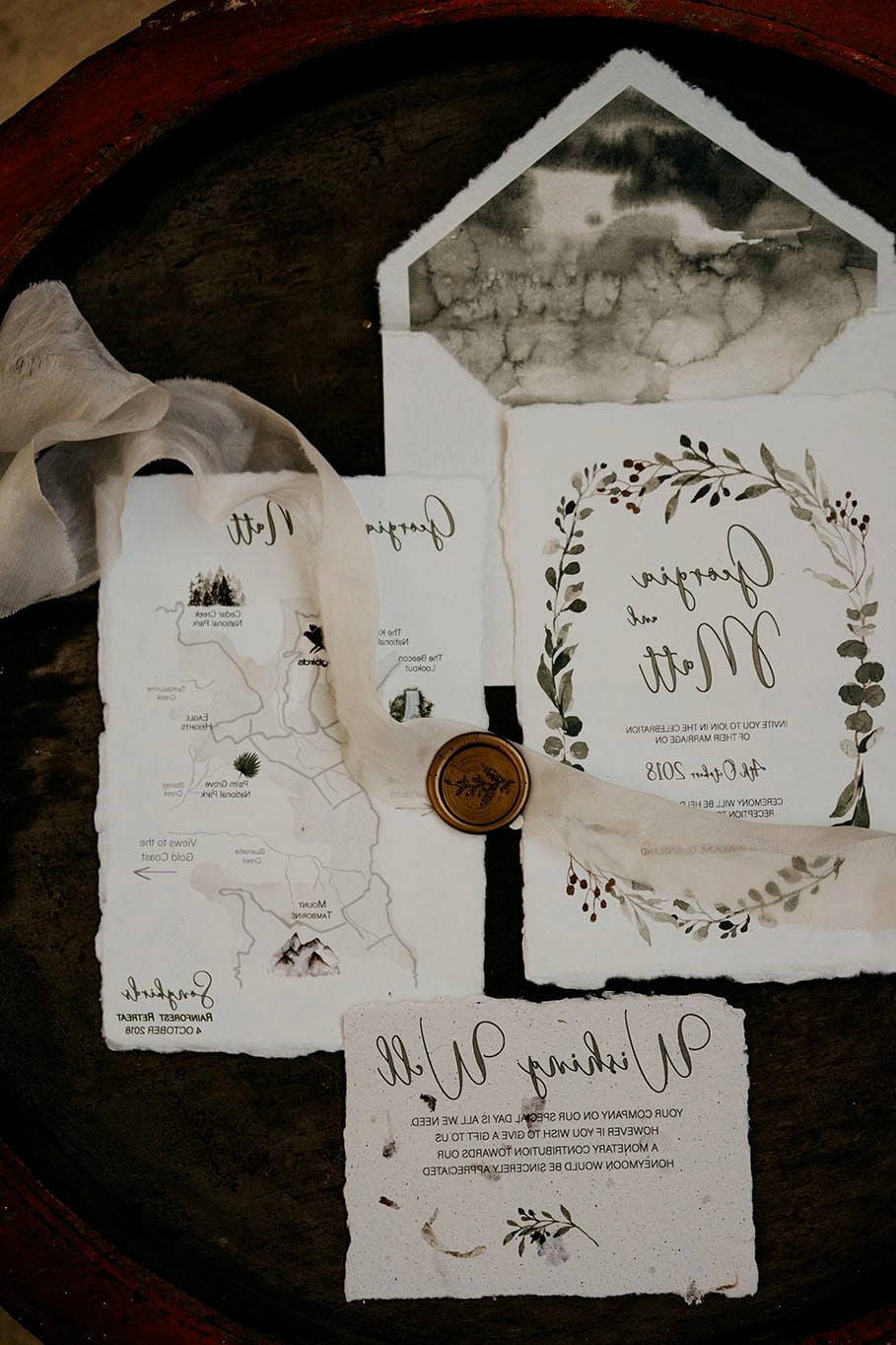 Natural Romantic Wedding Inspiration at a Rainforest Retreat | White Parrot Photography & Film