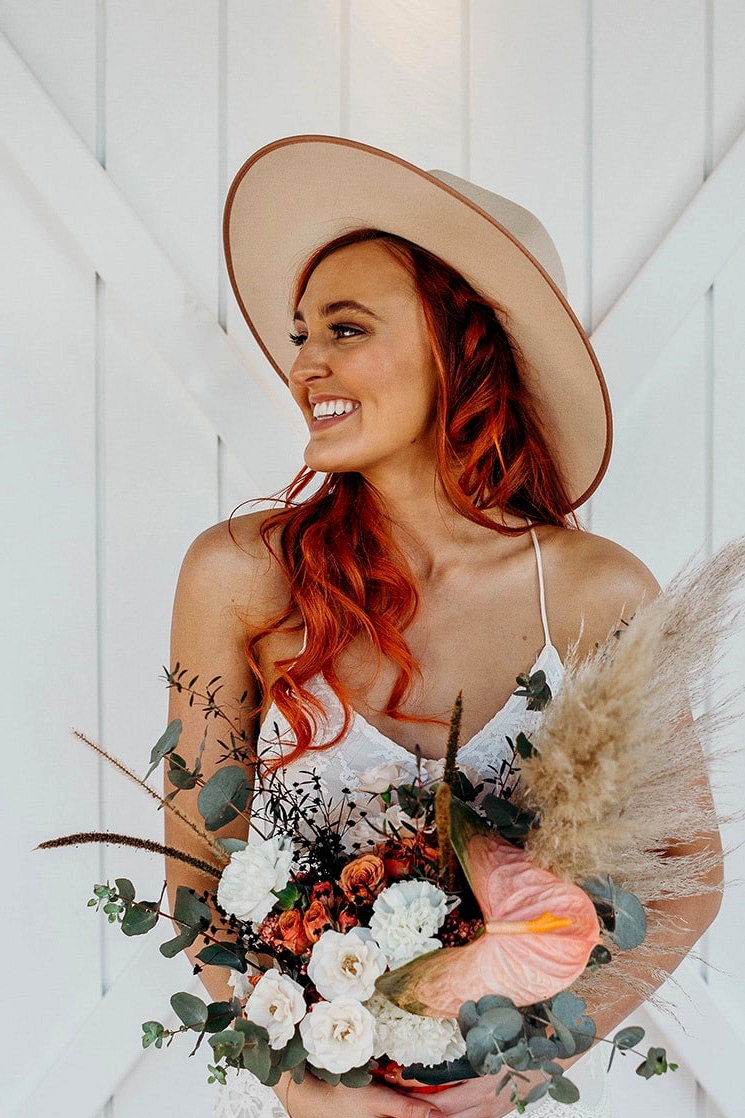 Burnt Orange Boho Desert Wedding Inspiration | Chasing Moments Photography 