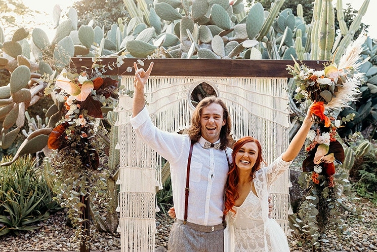 Burnt Orange Boho Desert Wedding Inspiration | Chasing Moments Photography 