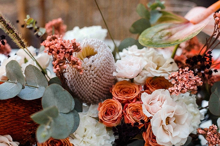 Burnt Orange Boho Desert Wedding Inspiration | Chasing Moments Photography 