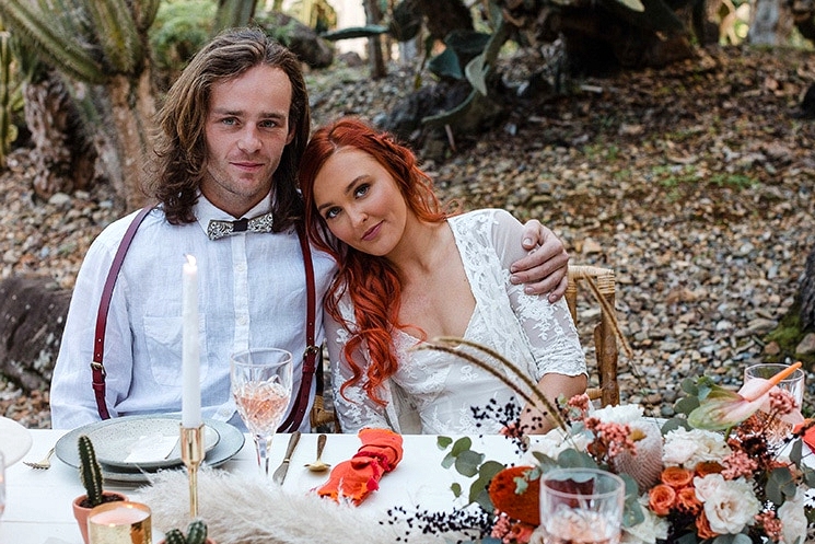 Burnt Orange Boho Desert Wedding Inspiration | Chasing Moments Photography 