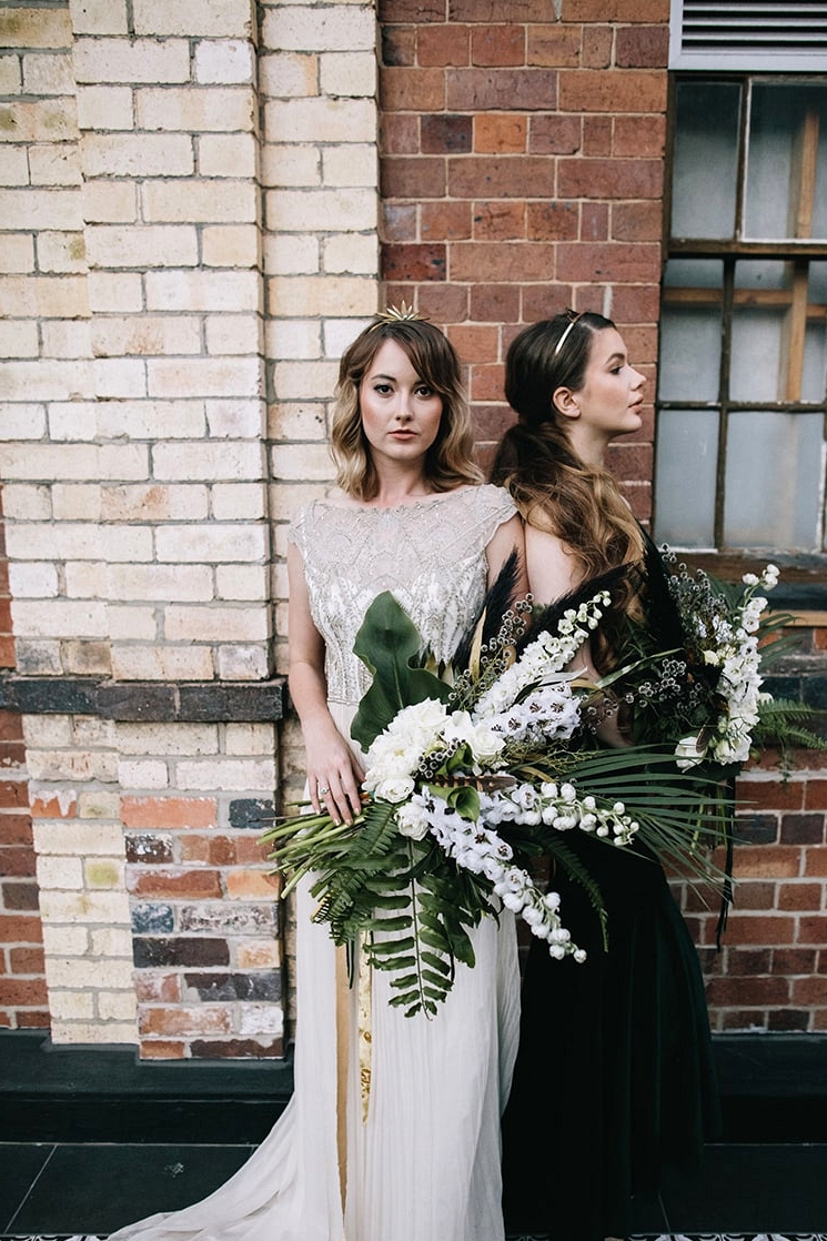 Emerald Art Deco Wedding Inspiration | Ode Studios