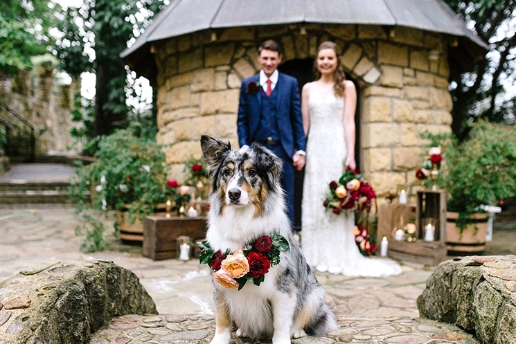 Burgundy & Gold Wedding Inspiration at a Magnificent Manor | Lucinda May Photography