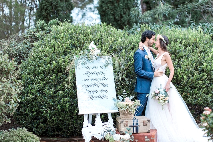 Pastel Vintage Garden Wedding Inspiration | Moments Photography