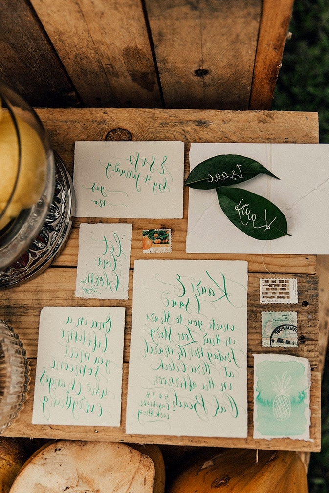 Tropical Picnic Elopement Inspiration | The Seitter Wood House