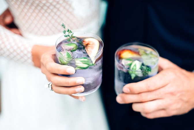 Modern Restaurant Wedding Inspiration in Mint and Lavender | Figtree Wedding Photography