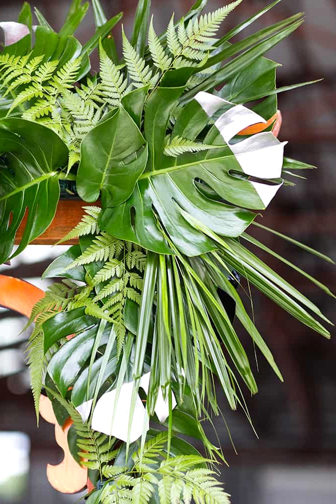 Matte Black and Greenery Wedding Inspiration in an Aircraft Hangar | Lyndal Carmichael Photography