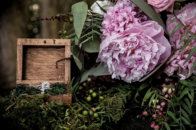 Rustic Boho Wedding Inspiration in Blush and Olive | Katrina Cram Photography