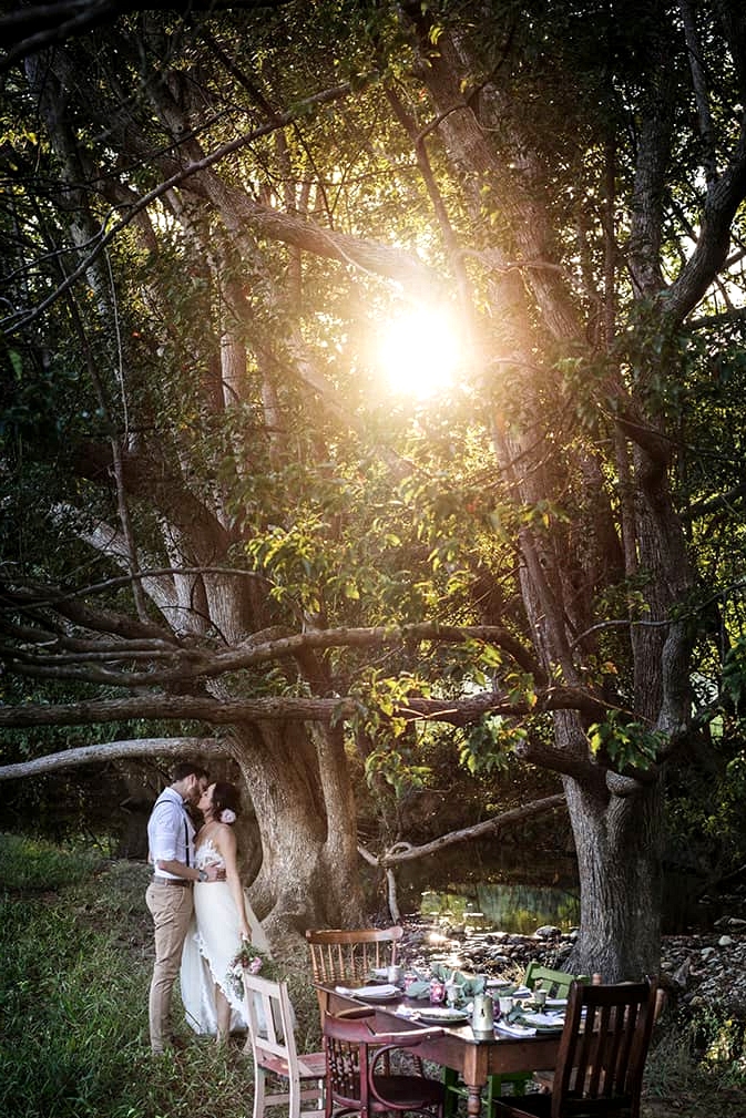 Rustic Boho Wedding Inspiration in Blush and Olive | Katrina Cram Photography