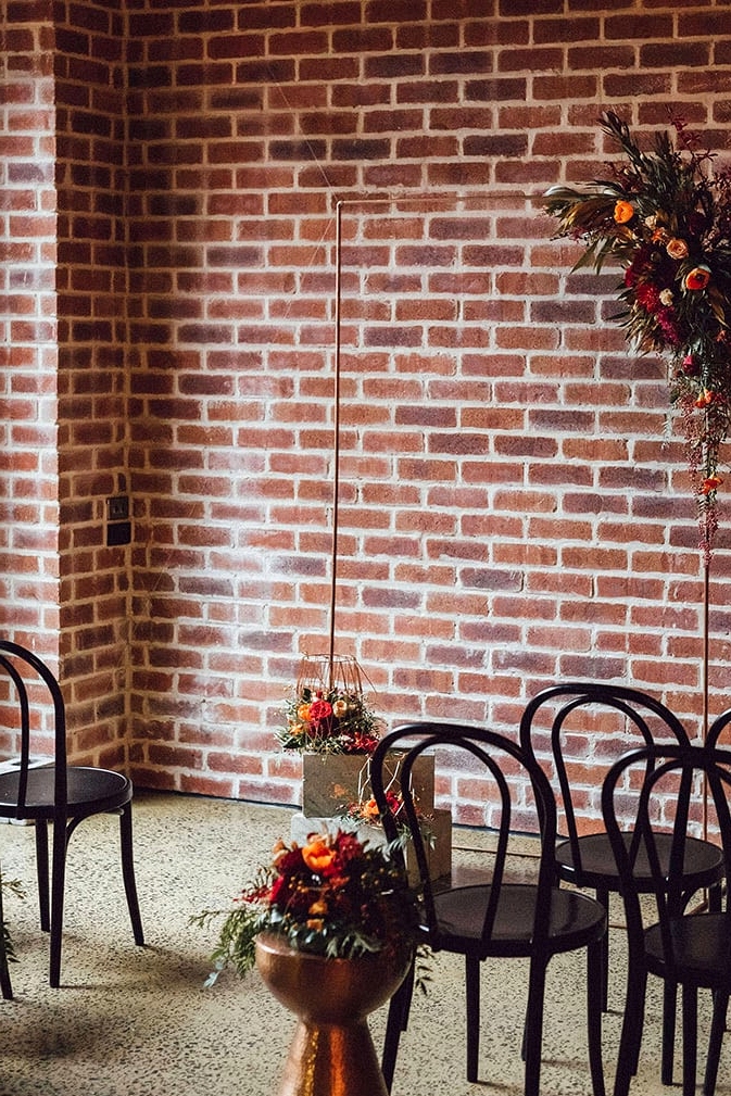 Modern Copper and Burgundy Wedding Inspiration | Raconteur Photography