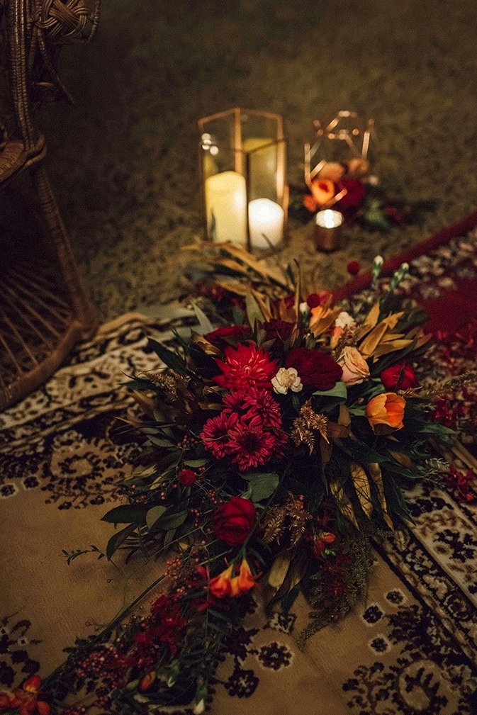 Modern Copper and Burgundy Wedding Inspiration | Raconteur Photography