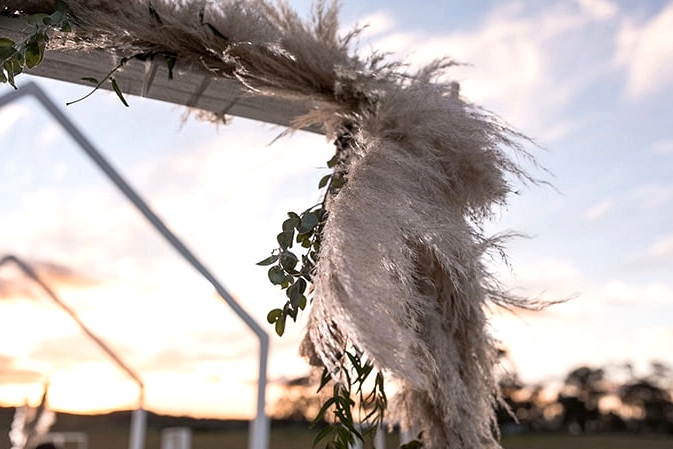 Romantic Country Wedding Inspiration with an Open Air Chapel | Michael Boyle Photography