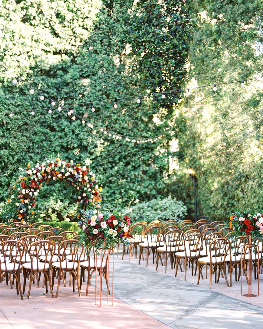 Franciscan Gardens Wedding ceremony space