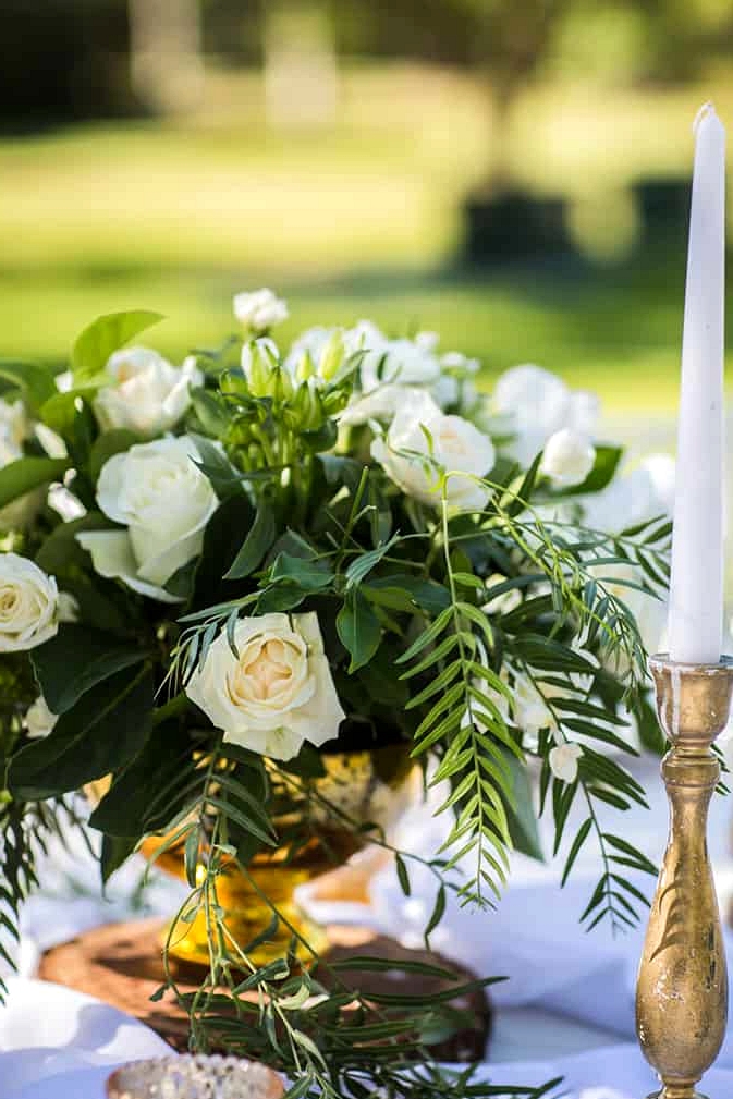 White, Gold and Green Garden Wedding Inspiration | Lee Calleja Thomas