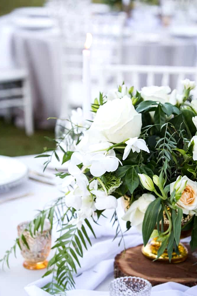 White, Gold and Green Garden Wedding Inspiration | Lee Calleja Thomas