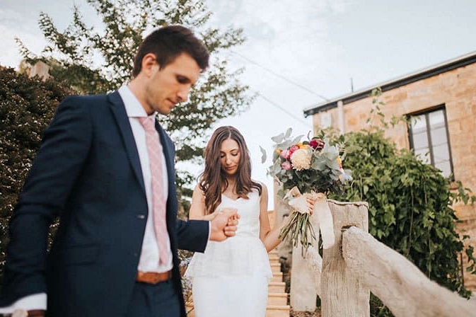 Rustic Floral Wedding Inspiration with Copper Highlights | Chloe Tanner Photography